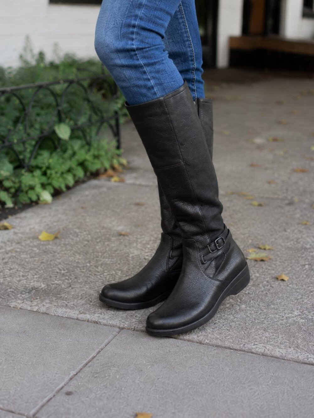 Dansko Black Leather Tall Riding Boots Size 39 / US 8.5–9